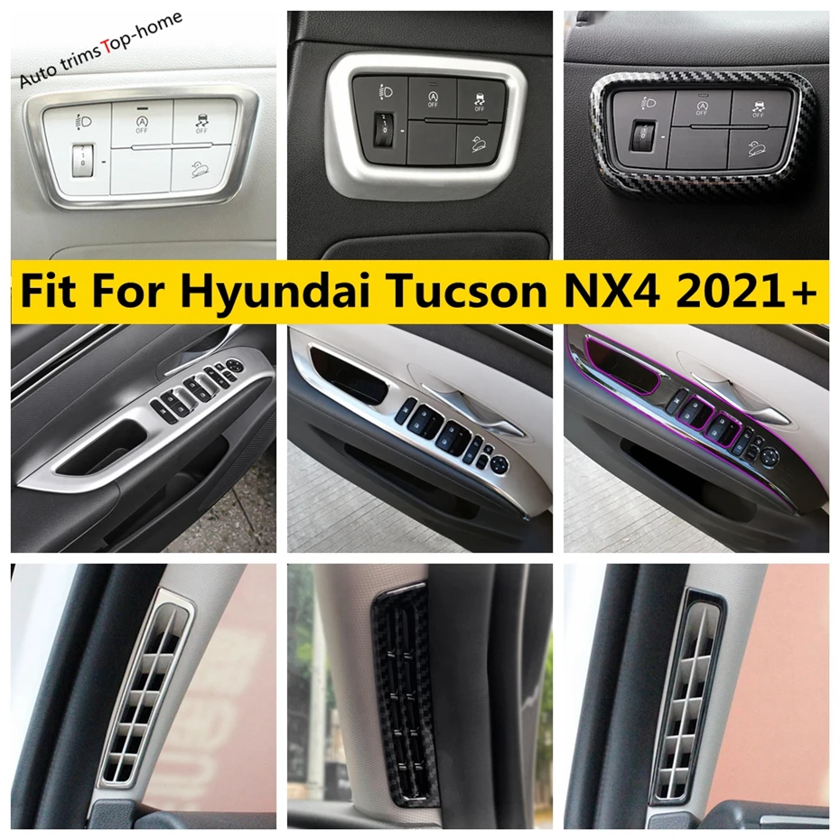 Для Hyundai Tucson NX4 2021-2023 Передняя стойка, розетка переменного тока, Подлокотник, Подъем Окна, Головной свет, Кнопка лампы, Отделка, Аксессуары Изображение 0