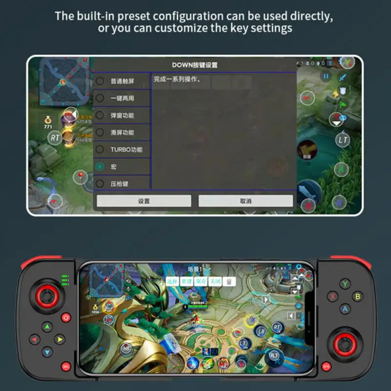телескопический геймпад 5.0 с поддержкой Bluetooth, джойстик для Pubg Android Ios, беспроводной игровой контроллер, игровой контроллер Изображение 4