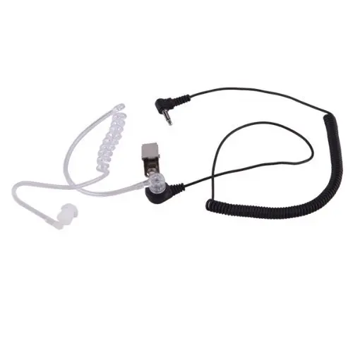 Новый 1 контактный 2,5 мм скрытый акустический трубчатый наушник, наушники с плотным звуком, воздушная трубка, Гарнитура, кабель для наушников для Motorola 2way Radio Изображение 3
