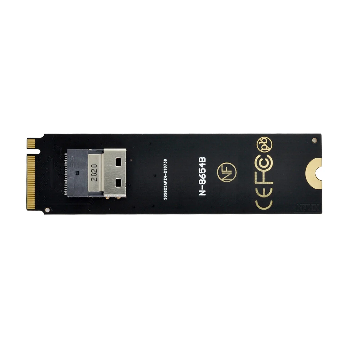 Комплект CYSM U.2 U2 SFF-8639 для подключения M-Key NVME к SSD-адаптеру SFF-8654 Slimline SAS PCIe SSD для материнской платы Изображение 1