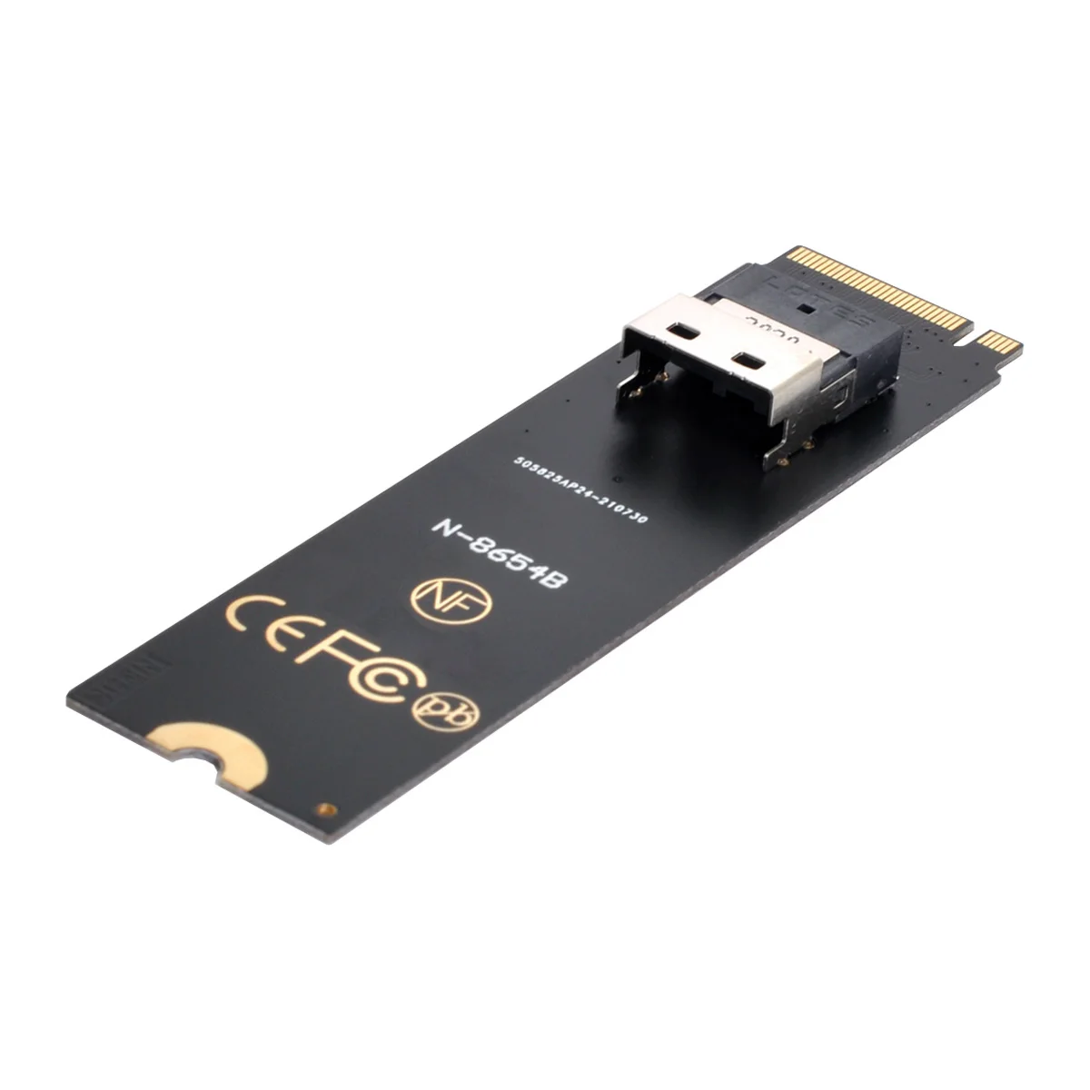 Комплект CYSM U.2 U2 SFF-8639 для подключения M-Key NVME к SSD-адаптеру SFF-8654 Slimline SAS PCIe SSD для материнской платы Изображение 4