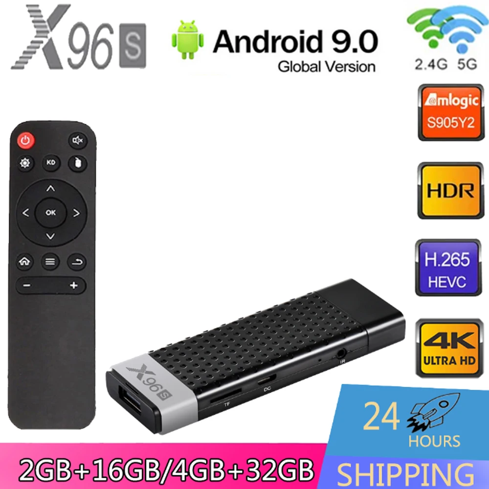X96S Мини Android-приставка Smart TV Box Amlogic S905Y2 Android 9,0 Bluetooth4.2 4K 2,4 G и 5 ГГц Двойной WiFi медиаплеер телеприставка Изображение 0