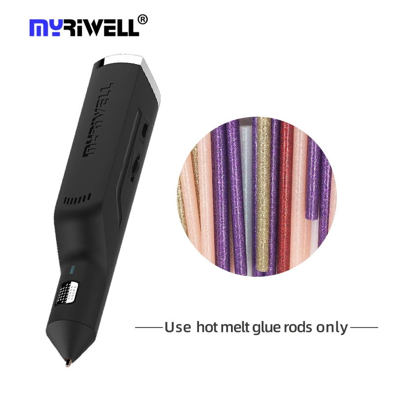 Myriwell портативная ручка для термоклея, маленький пластиковый инструмент для ремонта 3D-принтера, инструмент для поделок RS-100A Изображение 0