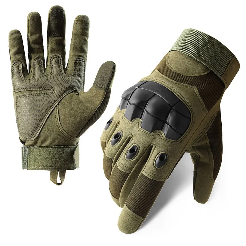 Перчатки для стрельбы Сенсорный дизайн Спортивные защитные Перчатки для Фитнеса Мотоциклетные Охотничьи Походные перчатки с полными пальцами Тактические военные перчатки Мужские Изображение 0