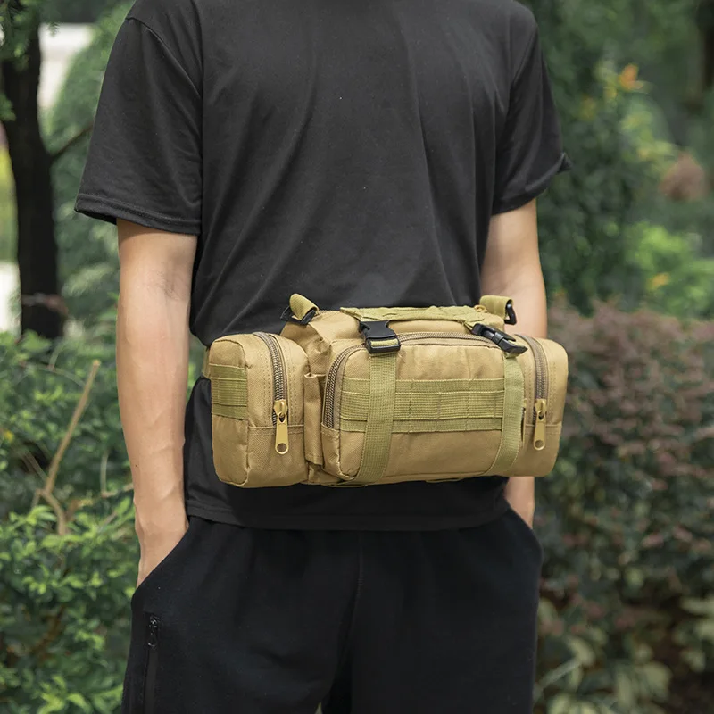 Высококачественный уличный военный тактический рюкзак, поясная сумка, сумка для рыбалки, кемпинга, пешего туризма, нагрудная сумка Изображение 1