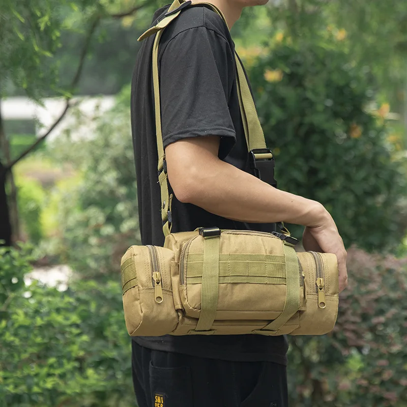 Высококачественный уличный военный тактический рюкзак, поясная сумка, сумка для рыбалки, кемпинга, пешего туризма, нагрудная сумка Изображение 2