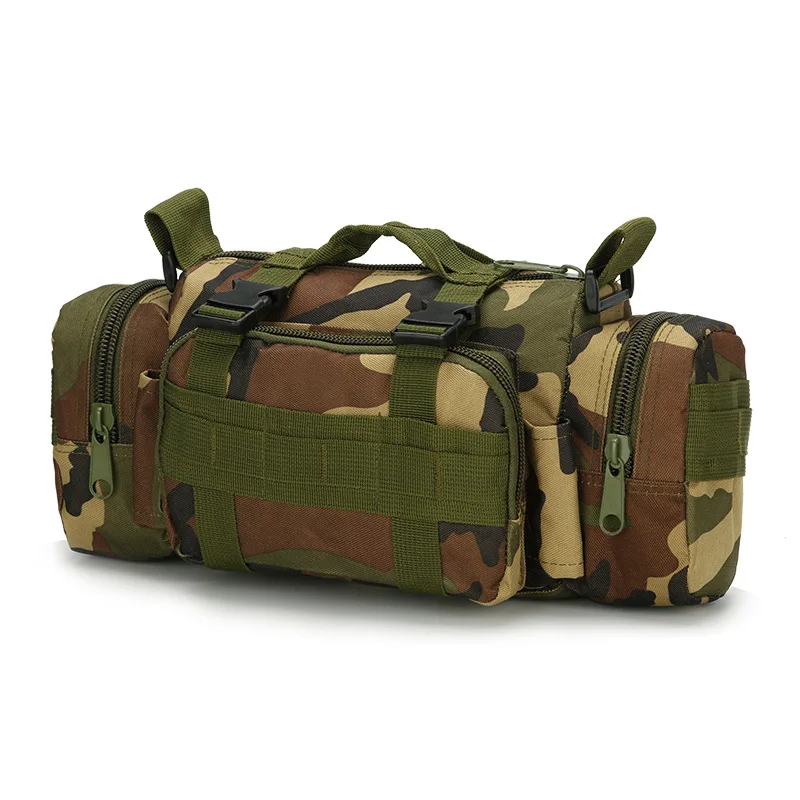 Высококачественный уличный военный тактический рюкзак, поясная сумка, сумка для рыбалки, кемпинга, пешего туризма, нагрудная сумка Изображение 4