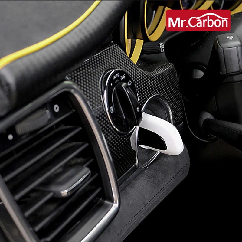 Однокнопочный пусковой ключ модификации интерьера start key shell Для Porsche Macan Cayenne panamera Аксессуары для украшения автомобиля Изображение 4
