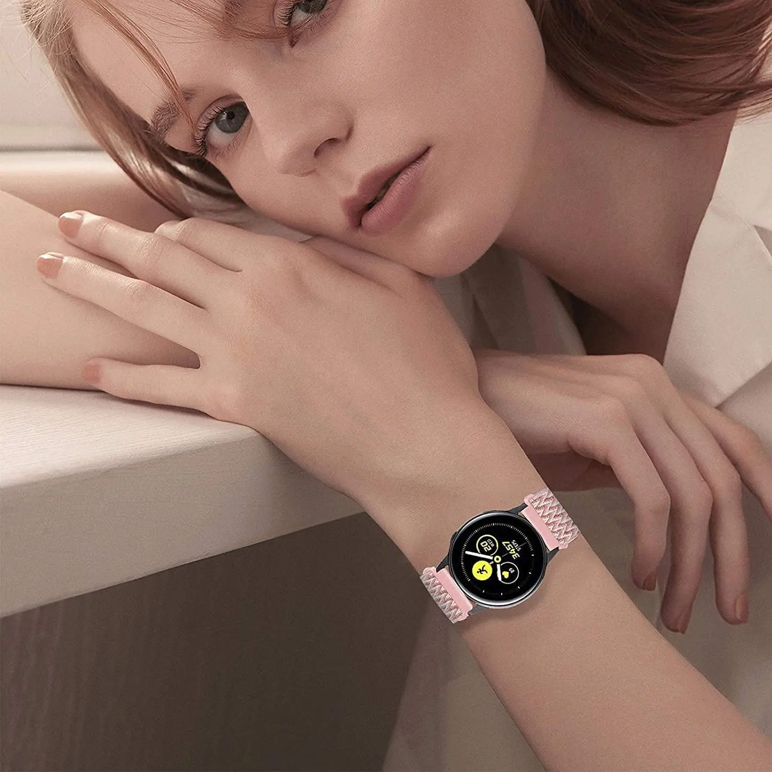 20 мм 22 мм нейлоновый ремешок для Samsung Galaxy Watch Active 2/3 45 мм/46 мм/42 мм Gear S3 Эластичный браслет-петля Huawei GT 2 2e pro ремешок Изображение 3