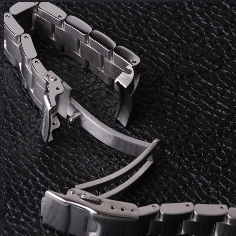 Высококачественная прочная нержавеющая сталь шириной 20 мм, матовый браслет для часов SUB Diver, пряжка для часов Heimdallr Water Ghost Watch Изображение 3
