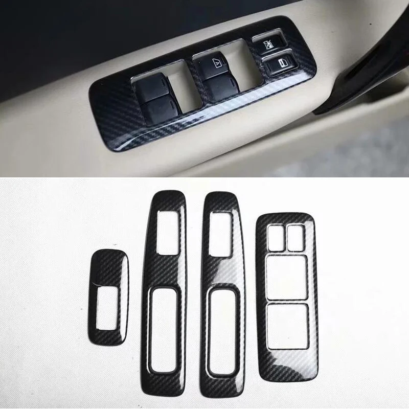 Для Nissan Qashqai 2008-2015, Левосторонний Привод, 4 шт., ABS, Кнопки Переключения Стеклоподъемника, Планки для крышки, Аксессуары для стайлинга автомобилей Изображение 0
